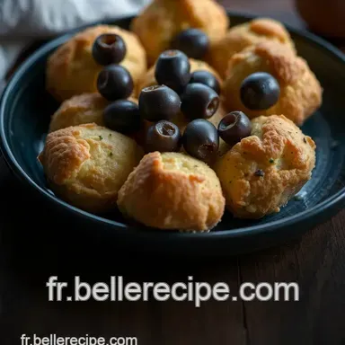Ap&eacute;ritif Gourmand: Goug&egrave;res aux Olives, *C'est Magnifique!* Fiche recette
