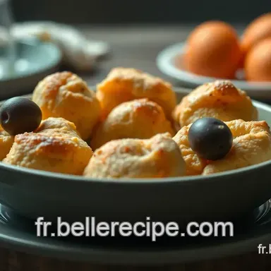 Ap&eacute;ritif Gourmand: Goug&egrave;res aux Olives, *C'est Magnifique!*