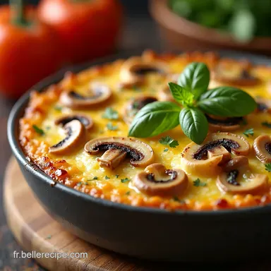 Recette Hiver Vegetarienne Facile Gratin Dauphinois aux Champignons Fiche recette