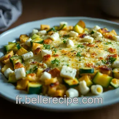 Gratin de Courgettes et Mozzarella : Un Plat V&eacute;g&eacute;tarien R&eacute;confortant Fiche recette