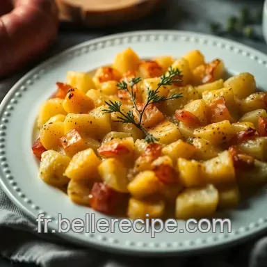 Gratin de Pommes de Terre et Poireaux &agrave; la Cr&egrave;me : Plat Unique Recette R&eacute;confortant Fiche recette