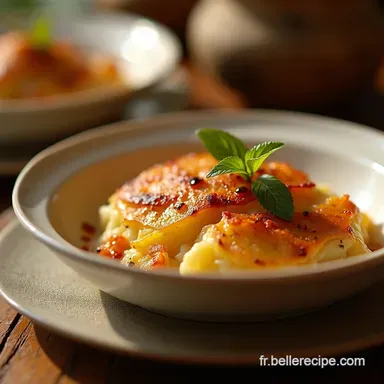 Gratin de Pommes de Terre Roul&eacute; Un D&eacute;lice Tourbillonant Fiche recette
