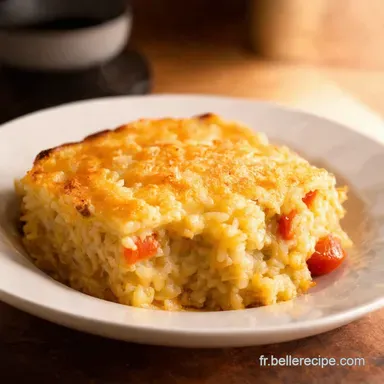 Recette de Gratin de Riz &agrave; la Tomate Le Classique R&eacute;confortant Fiche recette