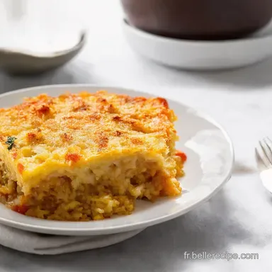 Recette de Gratin de Riz &agrave; la Tomate Le Classique R&eacute;confortant