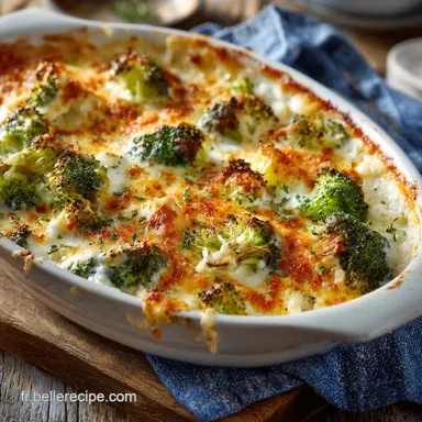 Gratin de riz au brocolis La recette cr&eacute;meuse avec b&eacute;chamel parfaite Fiche recette