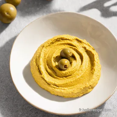 Houmous olives facile : Mon ap&eacute;ro m&eacute;diterran&eacute;en express !
