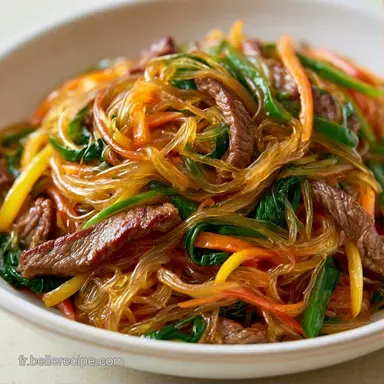 Japchae Au Boeuf pour 4 Personnes Fiche recette