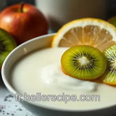 K&eacute;fir de Pomme et Kiwi : Une Boisson Ferment&eacute;e Gourmande et Facile