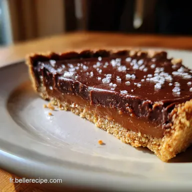 Tarte Chocolat Caramel tomber La recette ultime de ganache fondante Fiche recette
