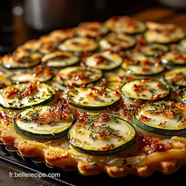 Ma Tarte Courgette Thon LAlli Facile AntiD&eacute;trempage Astuce Migaine Fiche recette