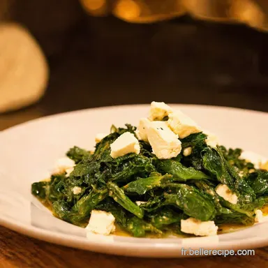 Ma d&eacute;licieuse recette aux &eacute;pinards et feta facile et gourmande Fiche recette