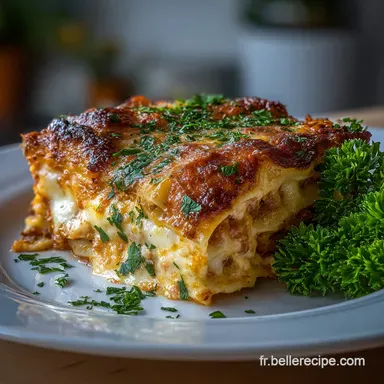 Lasagnes maison italiennes : Recette Traditionnelle Au Four