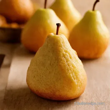 Madeleines C&oelig;ur Poire Faciles Le Go&ucirc;ter Parfait Fiche recette