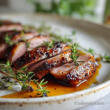 Magret de Canard au Miel et Thym - Oven-Roasted in 30 Min