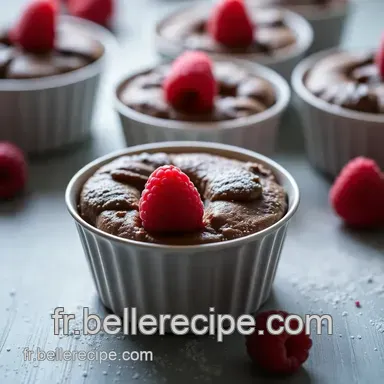 Mini Charlottes Chocolat Framboise : Un D&eacute;lice Facile! Fiche recette