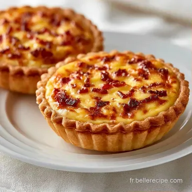 Quiche Sans P&acirc;te pour 12 Mini Bouch&eacute;es Fiche recette