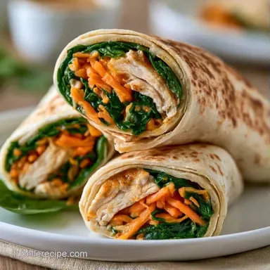 Mini Wrap Poulet Crudit&eacute;s: 25 Minutes Fiche recette
