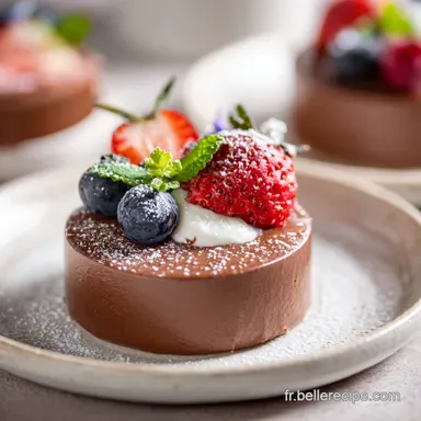 Mousse Chocolat Express pour 4 Personnes en 5 Minutes Fiche recette