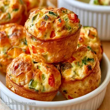 Muffins Sal&eacute;s L&eacute;gumes en 40 Minutes