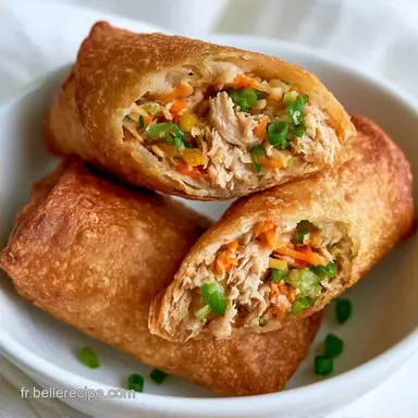 Nems Au Poulet: Croustillants