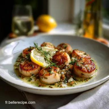 Noix de Saint-Jacques Recette: C&oelig;ur Nacr&eacute; et Dor&eacute; Fiche recette
