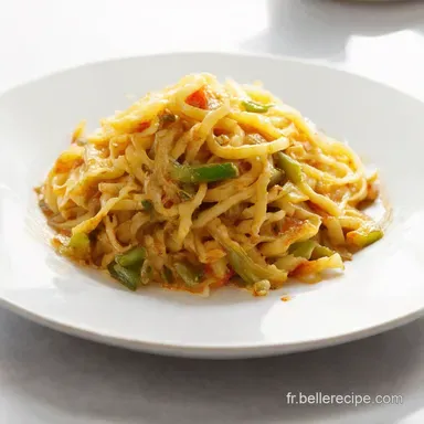 Nouilles Chinoises Ma Recette Express aux L&eacute;gumes Croquants