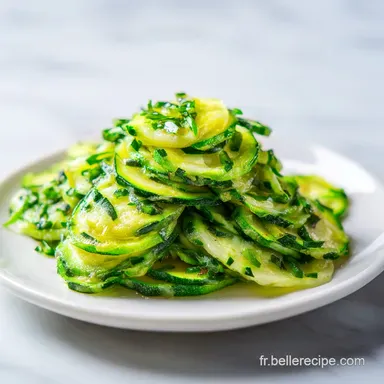 Recette de Nuages de Courgettes L&eacute;gers : Pr&ecirc;ts en 30 Minutes