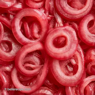 Oignons Rouges Hibiscus: Tr&egrave;s Croquant Fiche recette