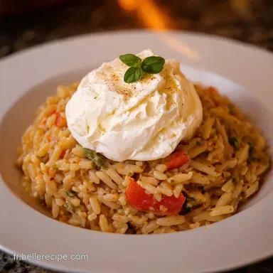 Orzo Tomate Burrata Facile Ma Recette Ensoleill&eacute;e Fiche recette