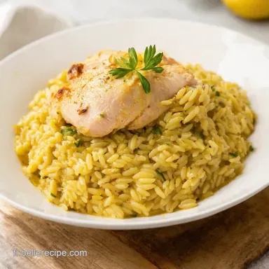 Recette Plat Unique Facile Orzo Poulet Citron Mon Secret Fiche recette