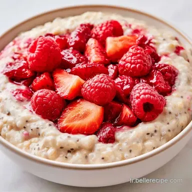 Overnight Oats Fruits Rouges en 10 Min Fiche recette