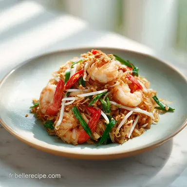 Pad Tha&iuml; Recette Traditionnel pour 2 Portions