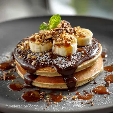 Pancake banane chocolat la recette ultramoelleuse et facile Fiche recette