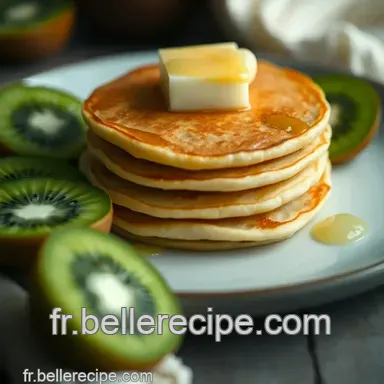 Pancakes au Kiwi Zespri&trade; : Une Recette de Petit-D&eacute;jeuner &Eacute;nergisant Fiche recette