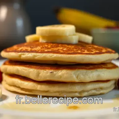 Pancakes Sans Gluten &agrave; la Banane : Recette Moelleuse et Facile