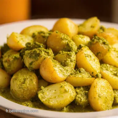 Patates douces r&ocirc;ties pesto Ma recette facile et gourmande Fiche recette