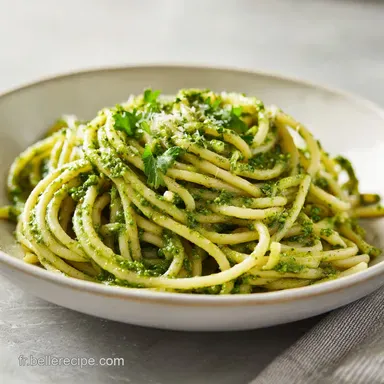 P&acirc;tes Au Pesto: Pour 4 Portions en 20 Min Fiche recette