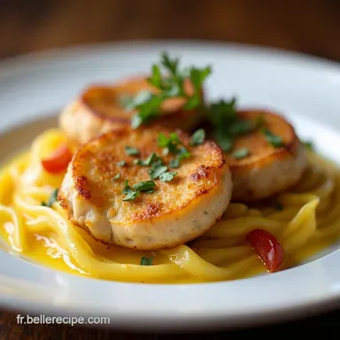 Recette de p&acirc;tes au poulet Boursin Le d&icirc;ner cr&eacute;meux parfait