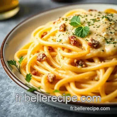 Id&eacute;e recette facile: Carbonara Express - La Dolce Vita! Fiche recette