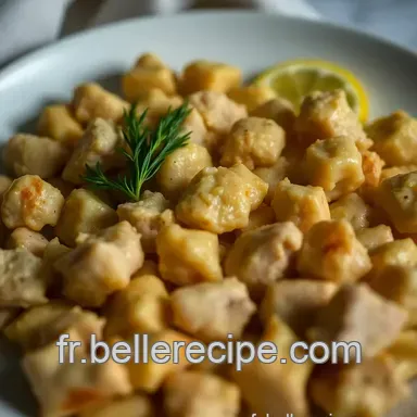 Plat &agrave; Faire Facile: P&acirc;tes Cr&eacute;meuses au Poulet Citron 🍋 Fiche recette