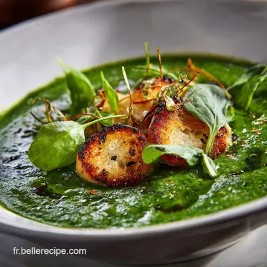 Le Pesto aux &eacute;pinards Recette cr&eacute;meuse rapide et vert &eacute;meraude Fiche recette