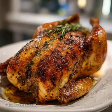 Pintade R&ocirc;tie au Four pour 4 Personnes