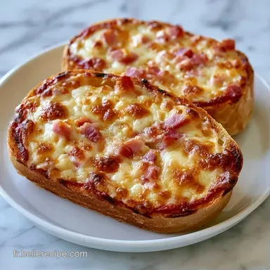 Pizza Baguette Ap&eacute;ro Express en 22 Min Fiche recette