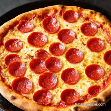 Pizza Pepperoni Facile La NewYorkaise CroustiFondante