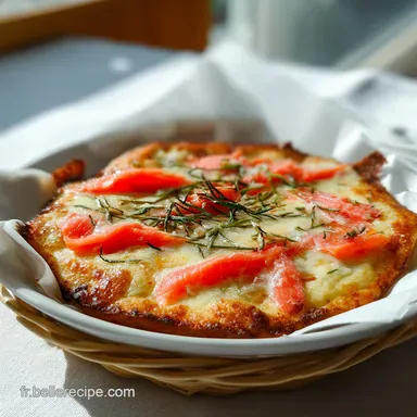 Pizza Saumon Fum&eacute; en 25 Minutes Fiche recette