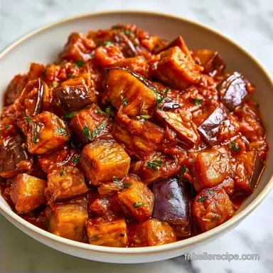 Po&ecirc;l&eacute;e D'Aubergines Proven&ccedil;ale pour 4