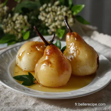 Poires Au Sirop: La Recette Facile Aux &Eacute;pices Fiche recette
