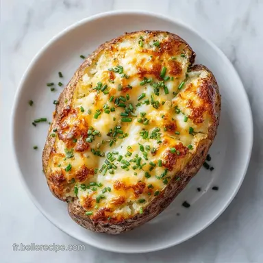 Pomme De Terre Garnie Fromage au Comt&eacute;