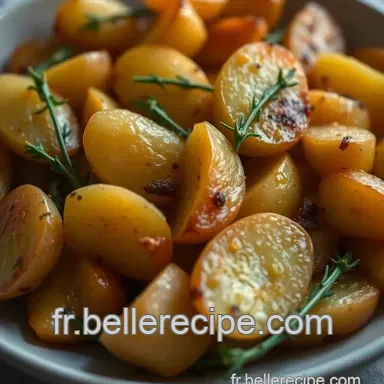 Pommes de Terre au Four Parfum&eacute;es aux Herbes: Un Plat Confortable Fiche recette