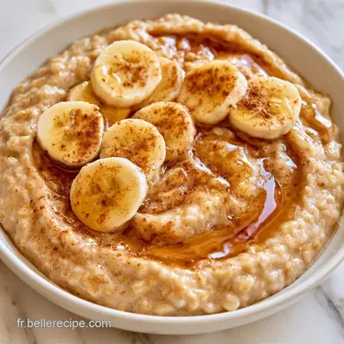 Porridge Avoine Banane en 8 Minutes Fiche recette